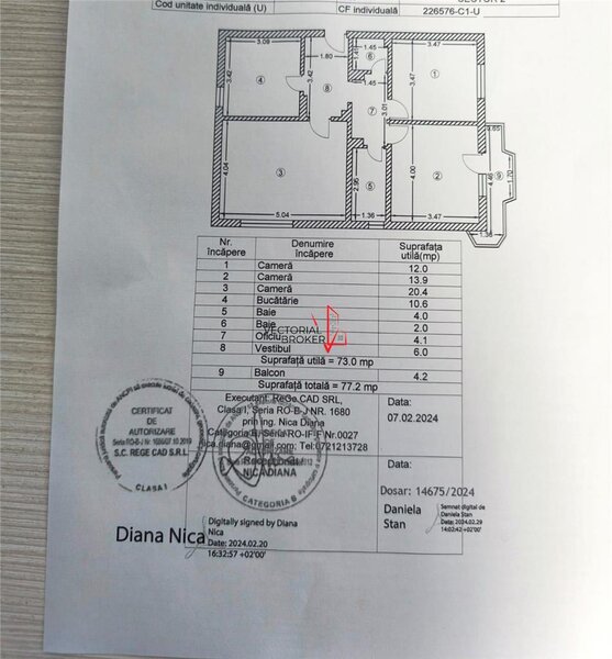 Obor, decomandat, hol H, bloc 86, la 5 min. de metrou Obor.